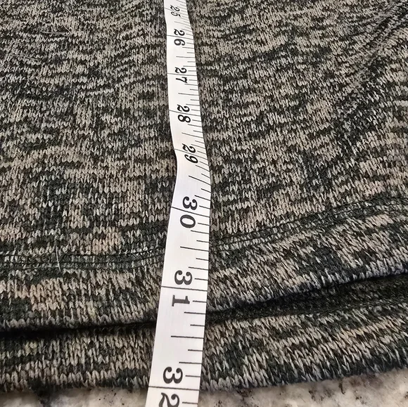 Eddie Bauer Mens Sweater Fleece Palm Heather 1/4 Zip - Picture 10 of 10